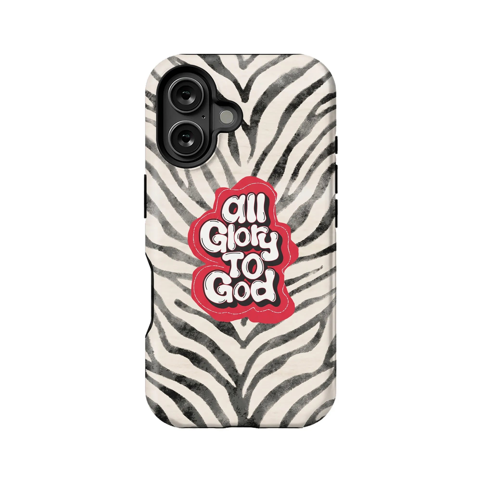 Zebra Stripe “All Glory to God” iPhone Case: Fit, MagSafe, Matte vs Glossy, and Gift Checks