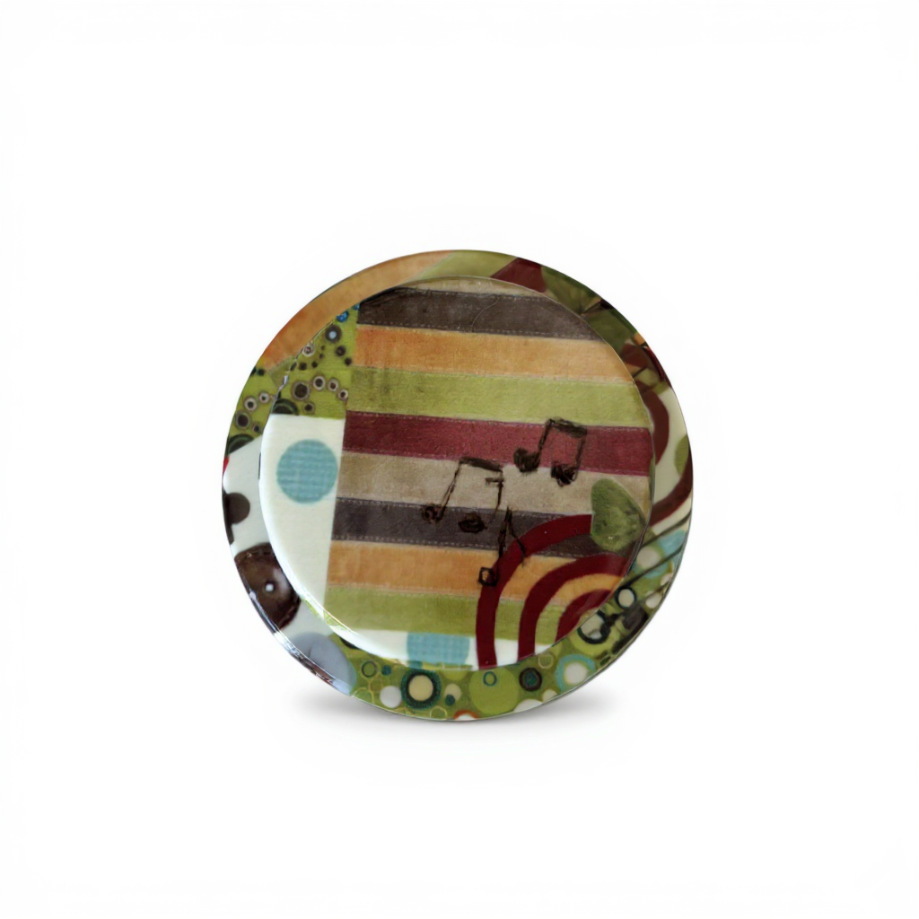 Colorful Music Collage MagSafe Phone Stand