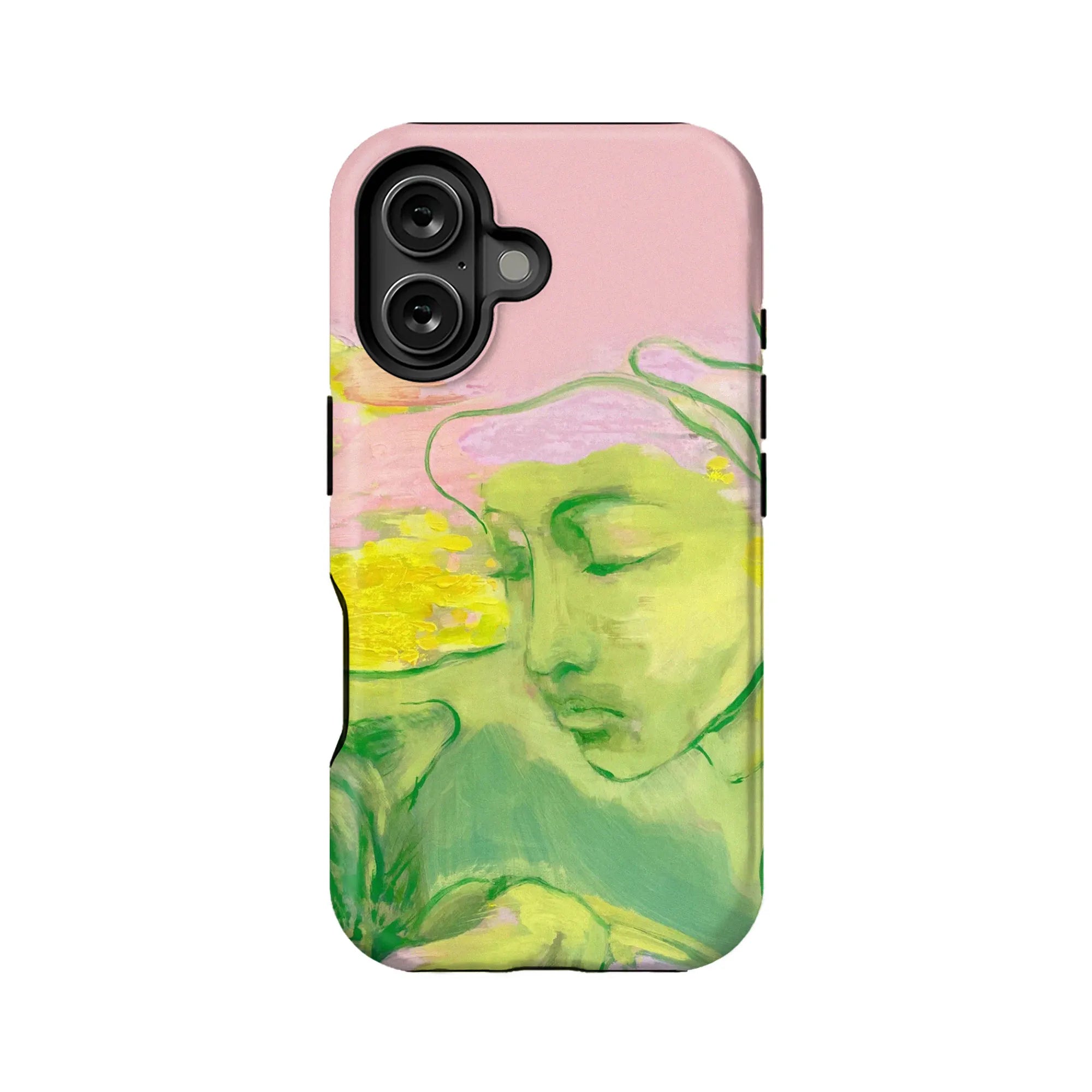 Funda para teléfono con diseño floral artístico