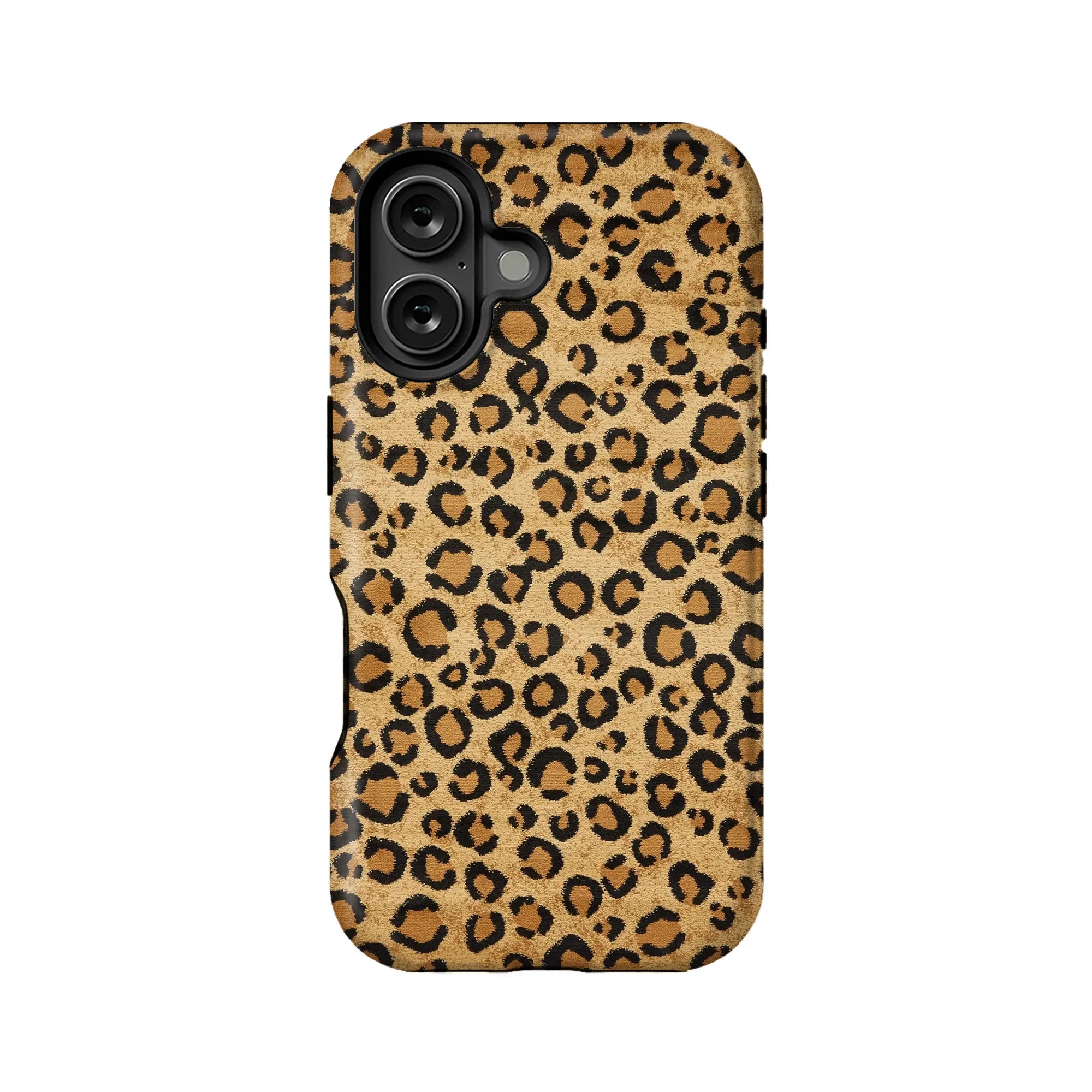 Funda para teléfono con estampado de leopardo salvaje