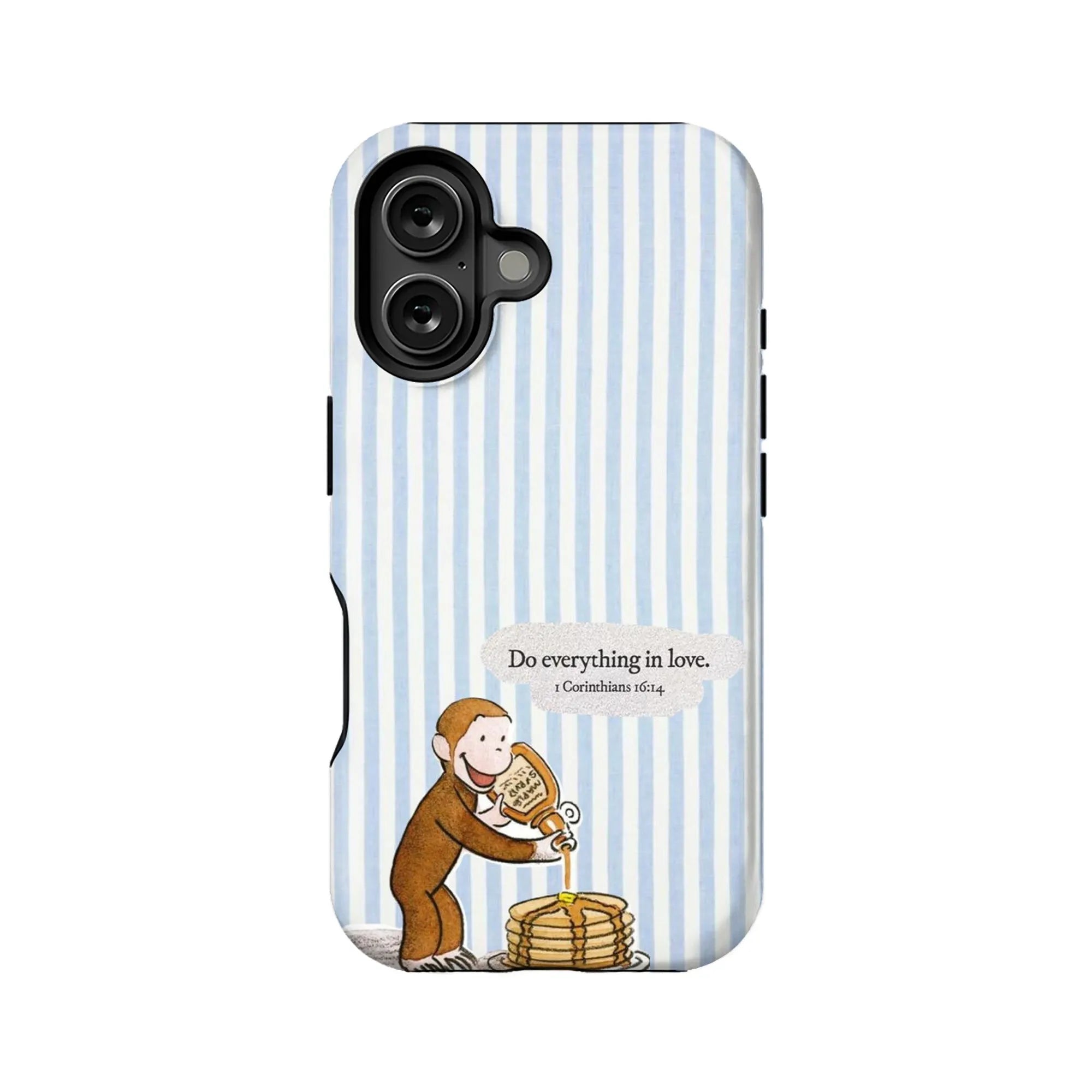 Funda para teléfono inspirada en el amor de Curious George
