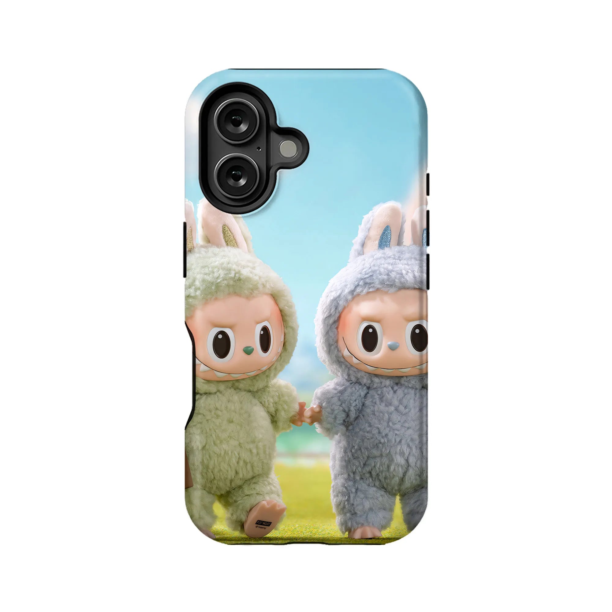 Bonita funda para teléfono de amigos de Labubu