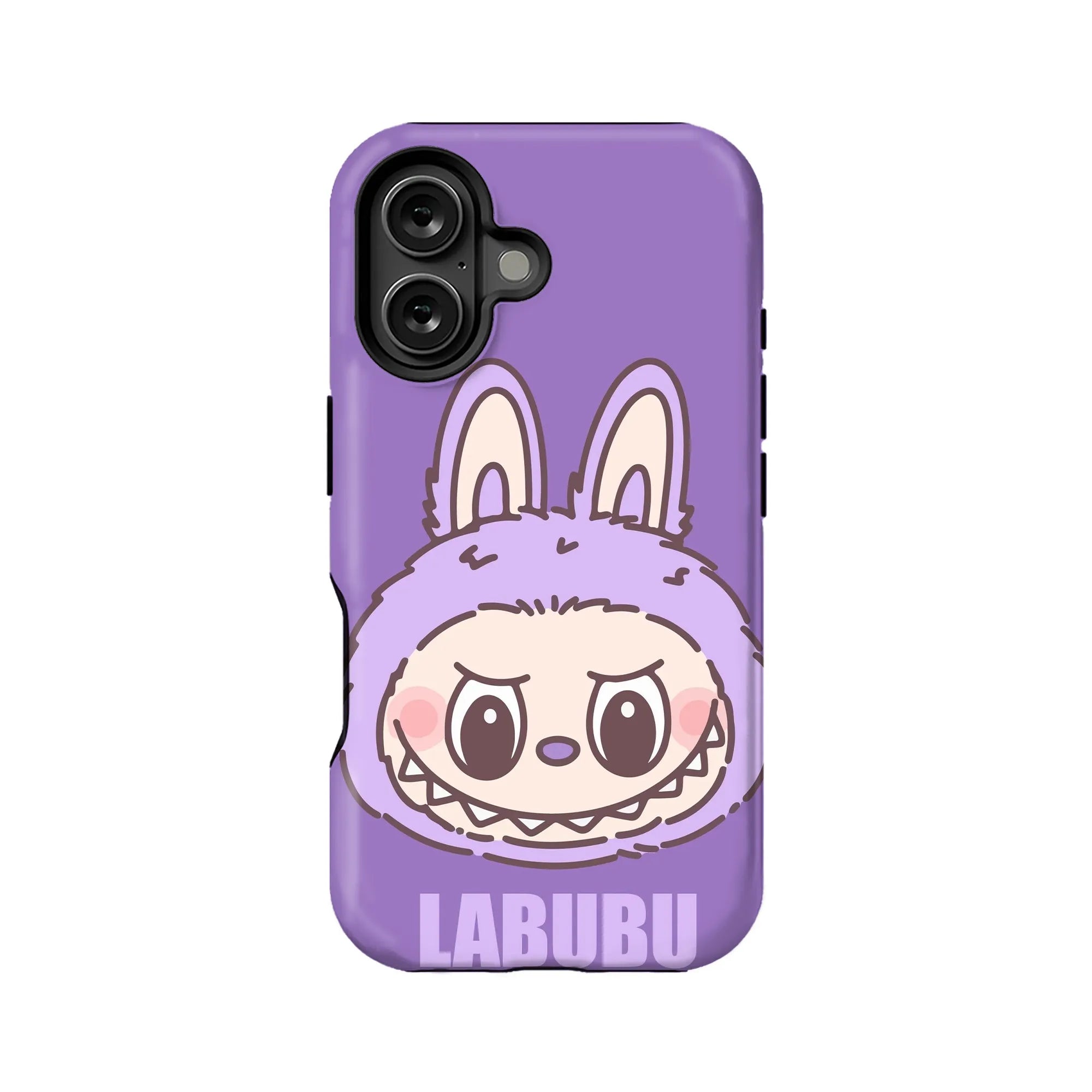 Funda para teléfono Labubu con un lindo conejito morado
