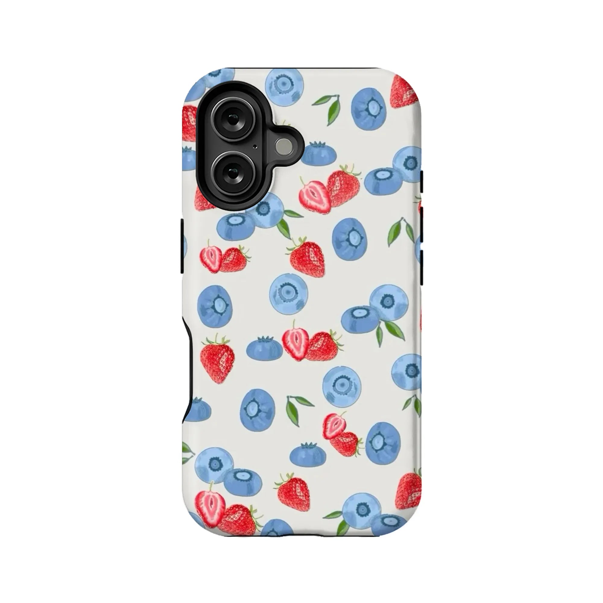 Funda para teléfono con diseño de bayas de colores