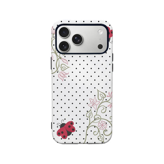 Ladybug Floral Pattern Phone Case