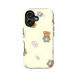 Adorable funda para teléfono con osito de peluche: diseño adorable con temática de bebé