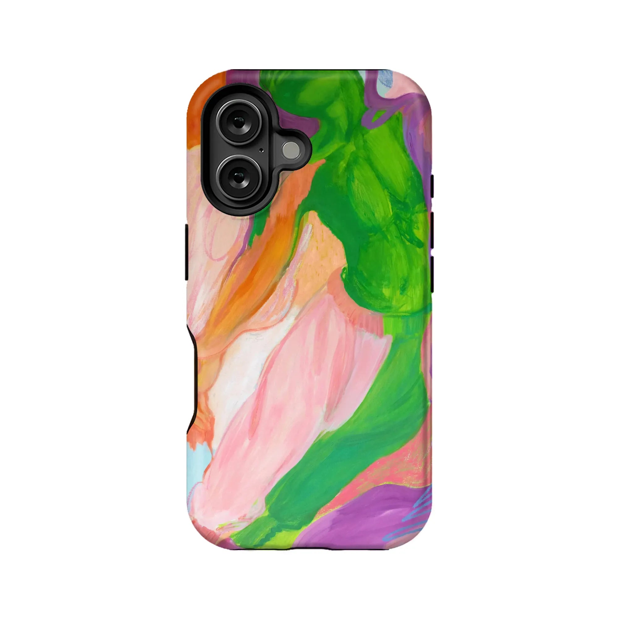 Funda de teléfono abstracta y colorida para quienes marcan tendencia