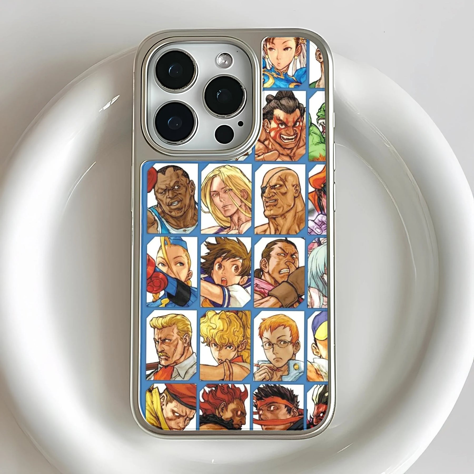Holographic Chrome Character Phone Case - All Star Design