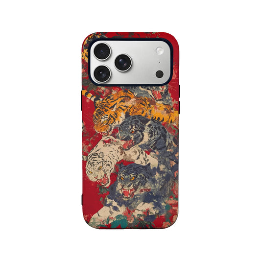 Artistic Tiger Print Phone Case
