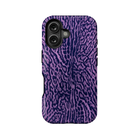 Purple Leopard Print Phone Case