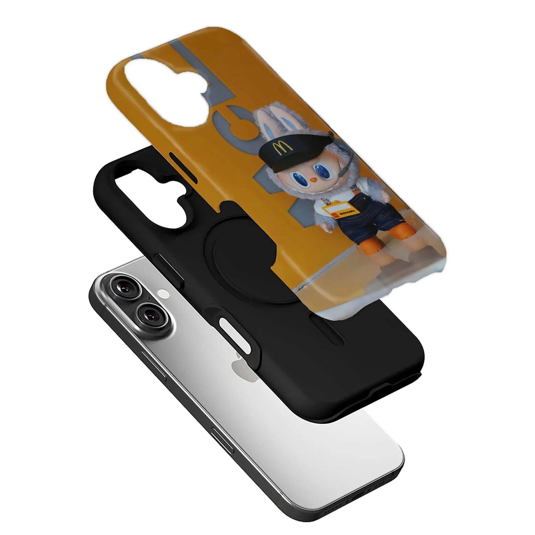 McDonald's Labubu Character Phone Case – Fun and Unique Édition