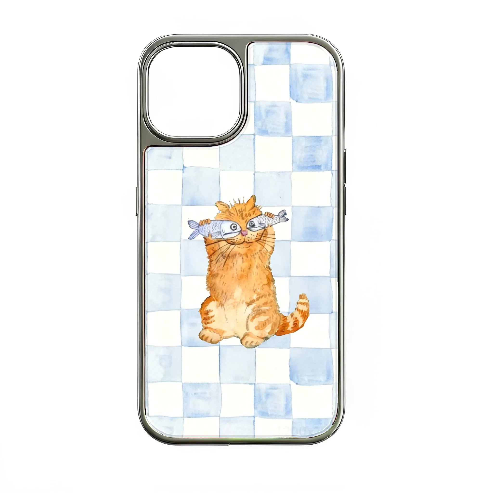 Holographic Chrome Cat Phone Case Holographic Chrome Cat Phone Case