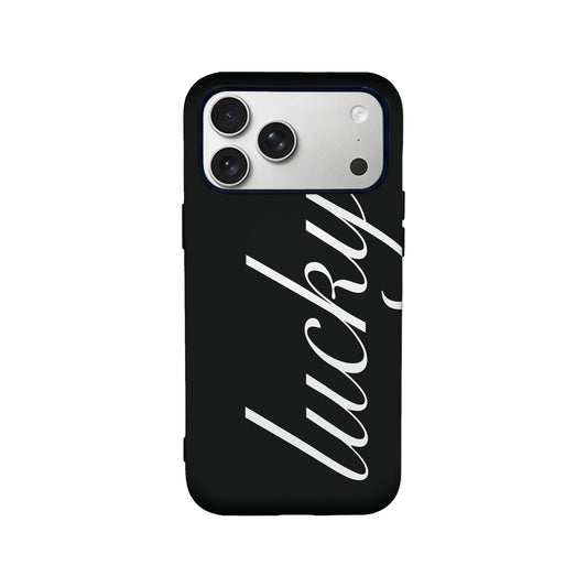Lucky Statement Black Phone Case