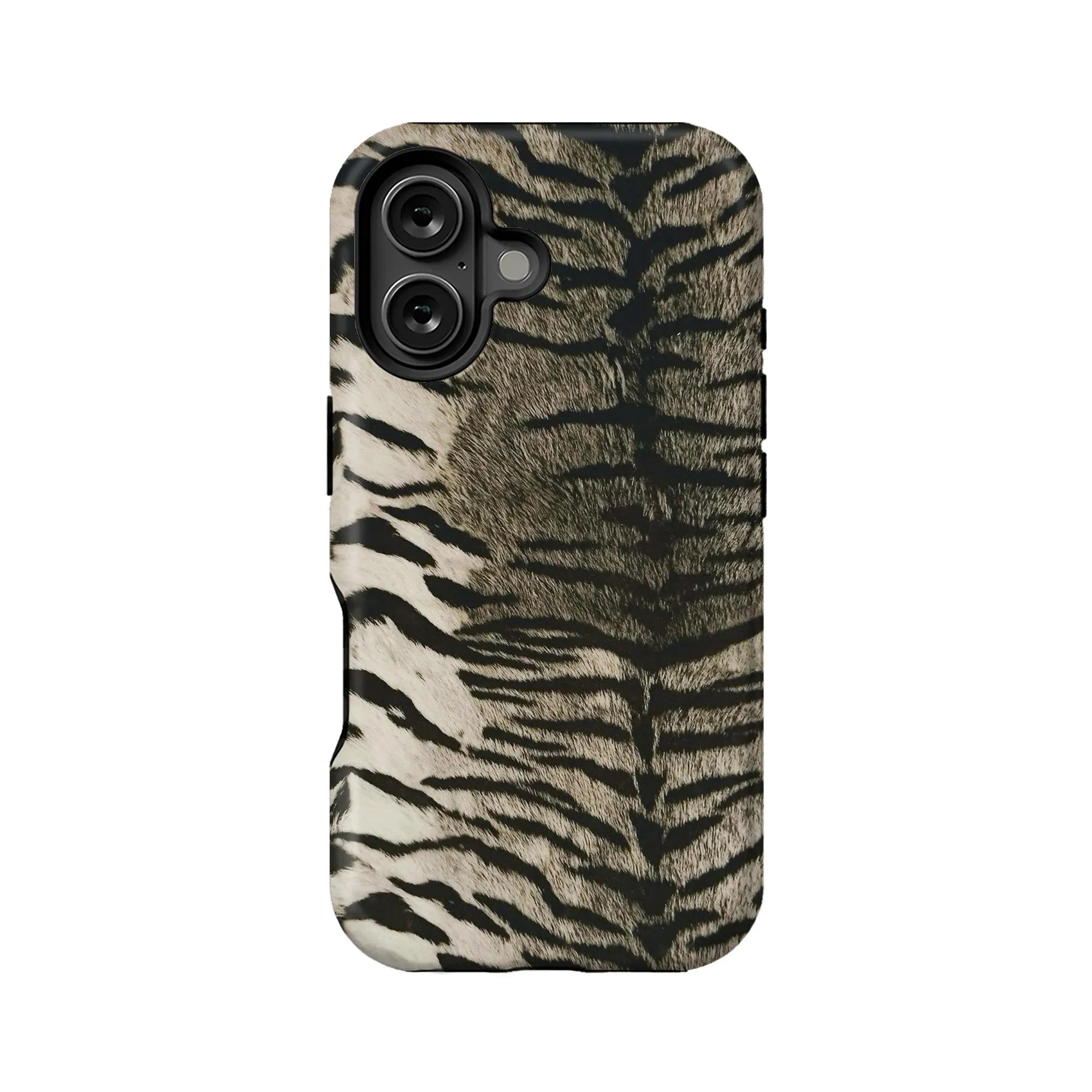 Elegante funda para teléfono con rayas de tigre