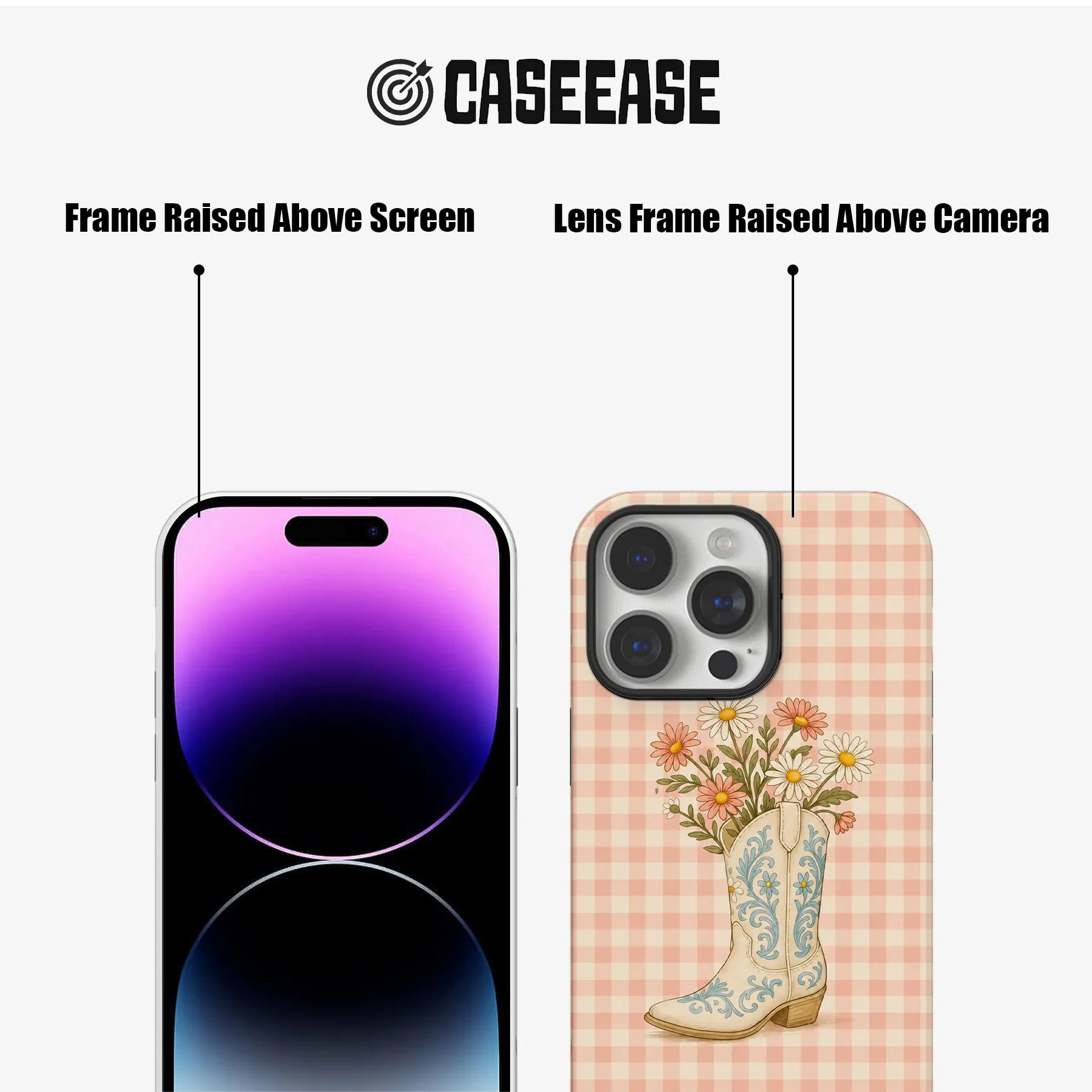 Cowboy Boot Floral Phone Case