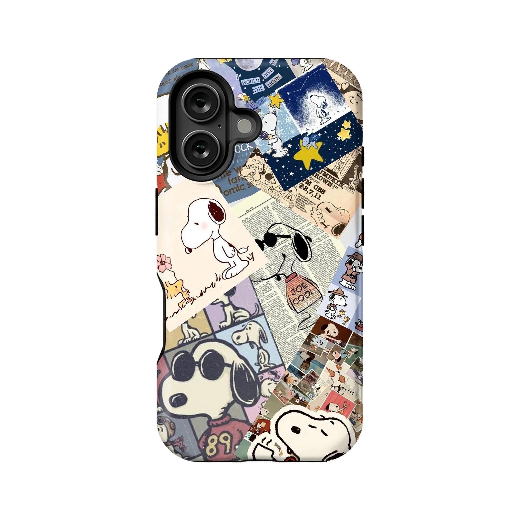 Funda para teléfono con collage vintage de Snoopy