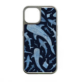 Funda para teléfono holográfica cromada con diseño de tiburón - Ocean Life Design