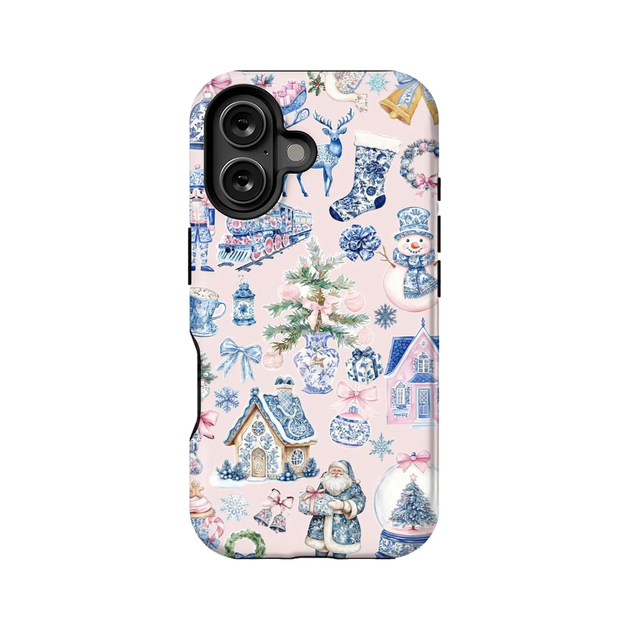 Funda para teléfono navideña caprichosa