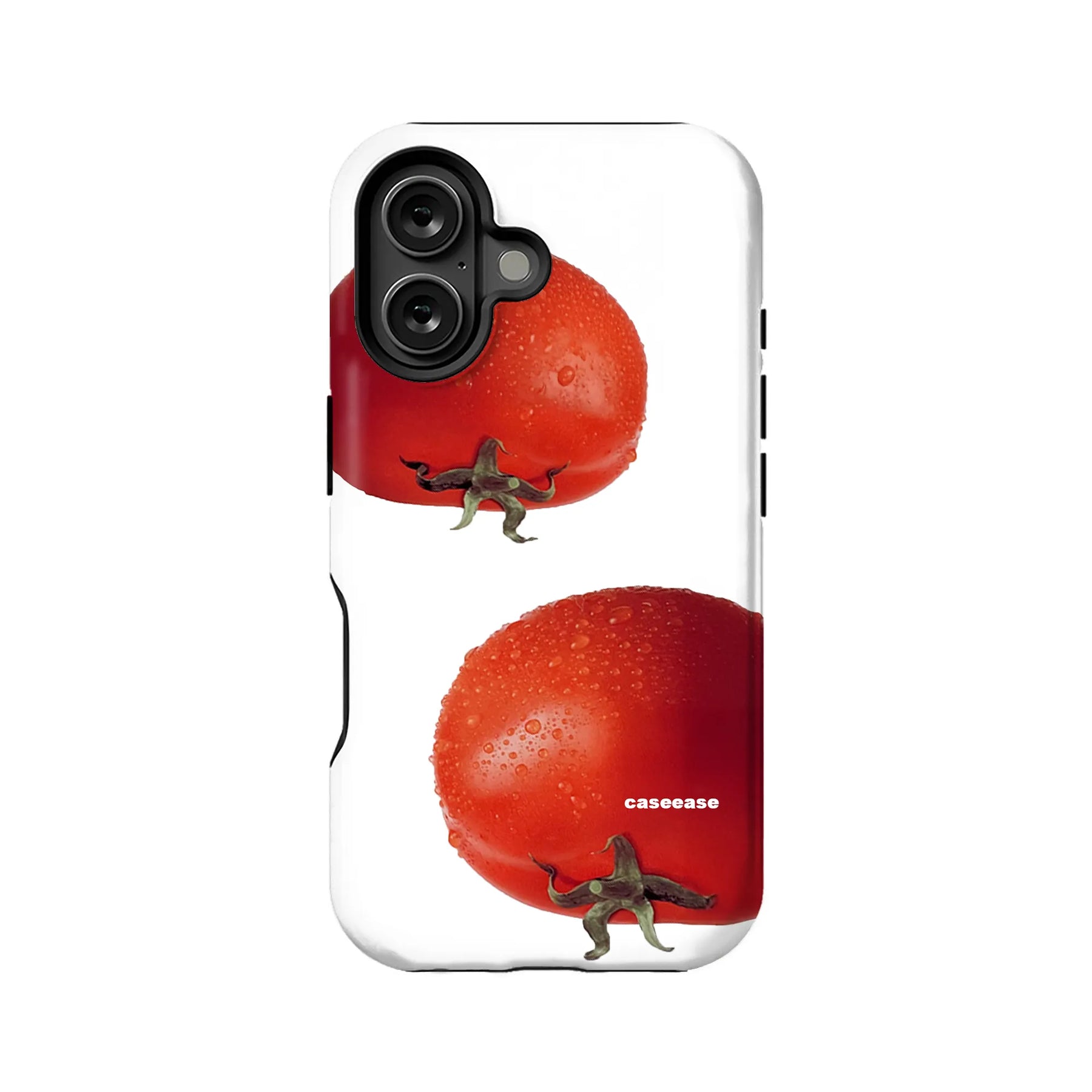 Funda para teléfono con tomate fresco: diseño inspirado en la naturaleza