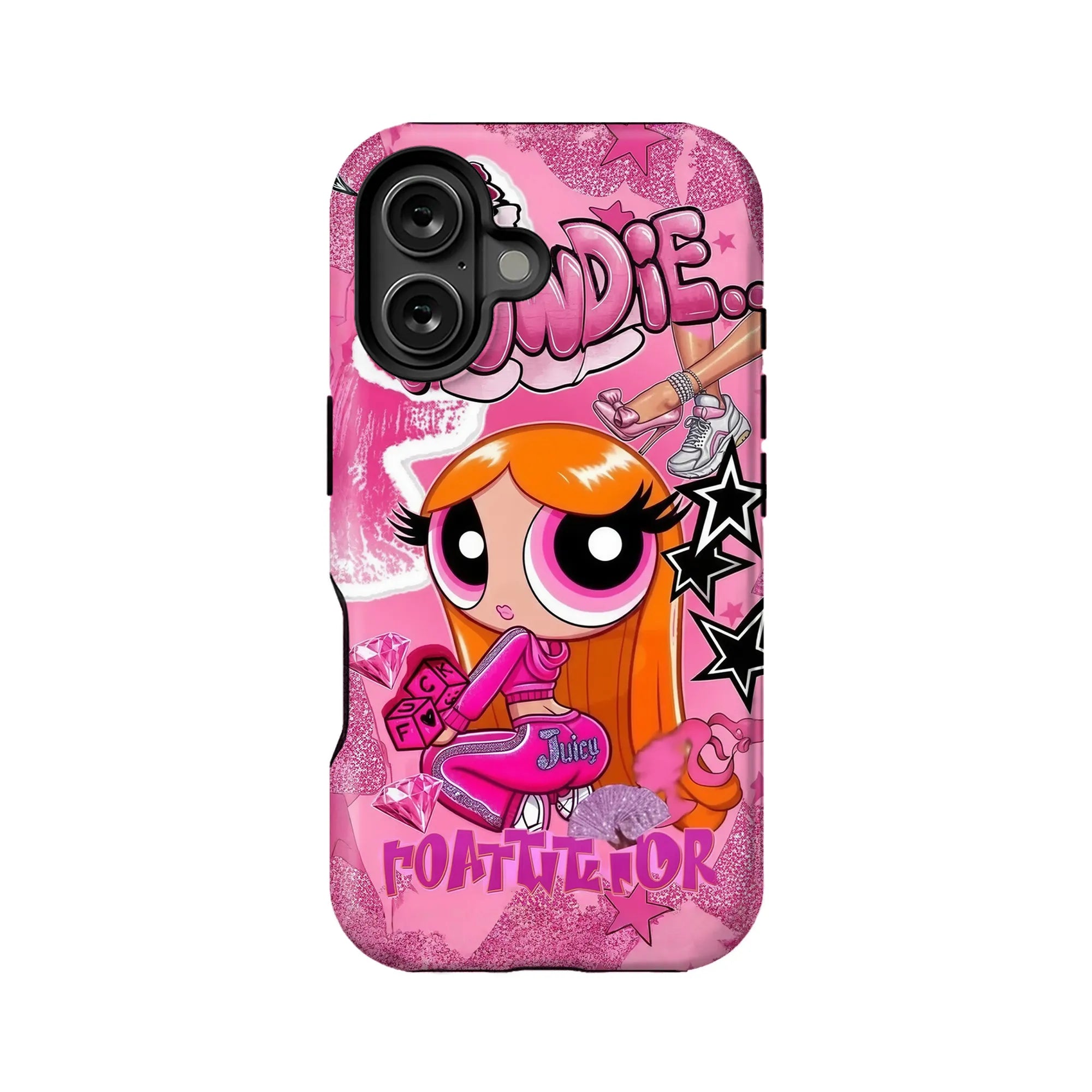 Funda para teléfono rosa Blossom de Las Chicas Superpoderosas