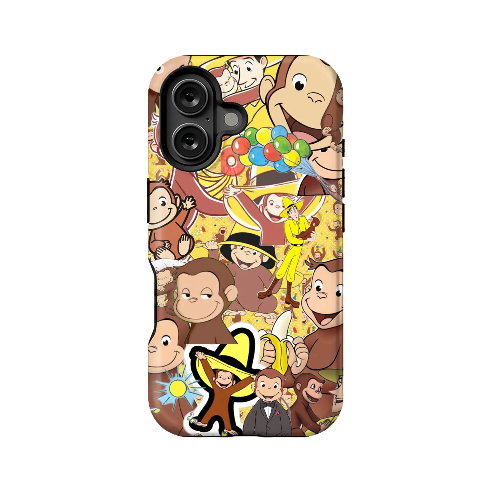 Funda para teléfono con dibujos animados de Curious George