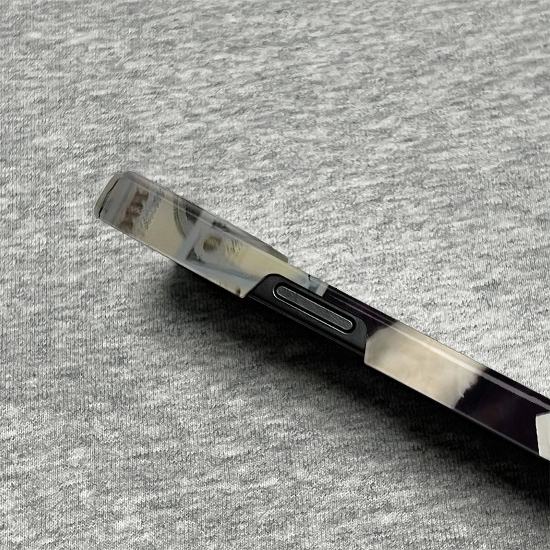 Luxury Cat Phone Case 2025 – Opulent White Cat with Cash and Watch