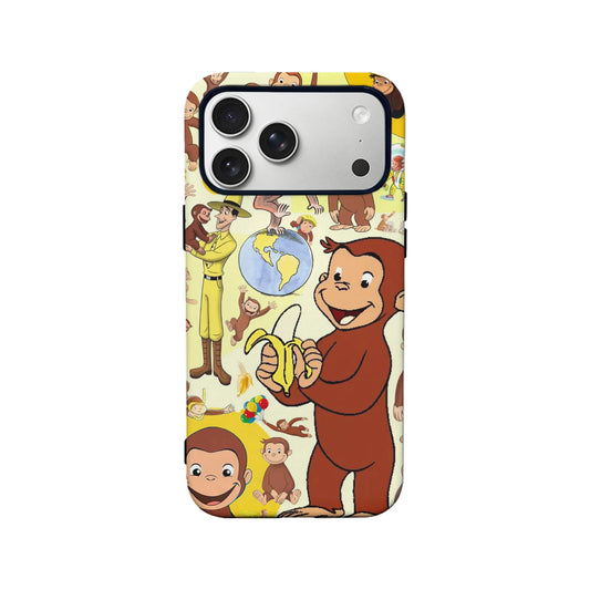 Funda para teléfono divertida de Curious George