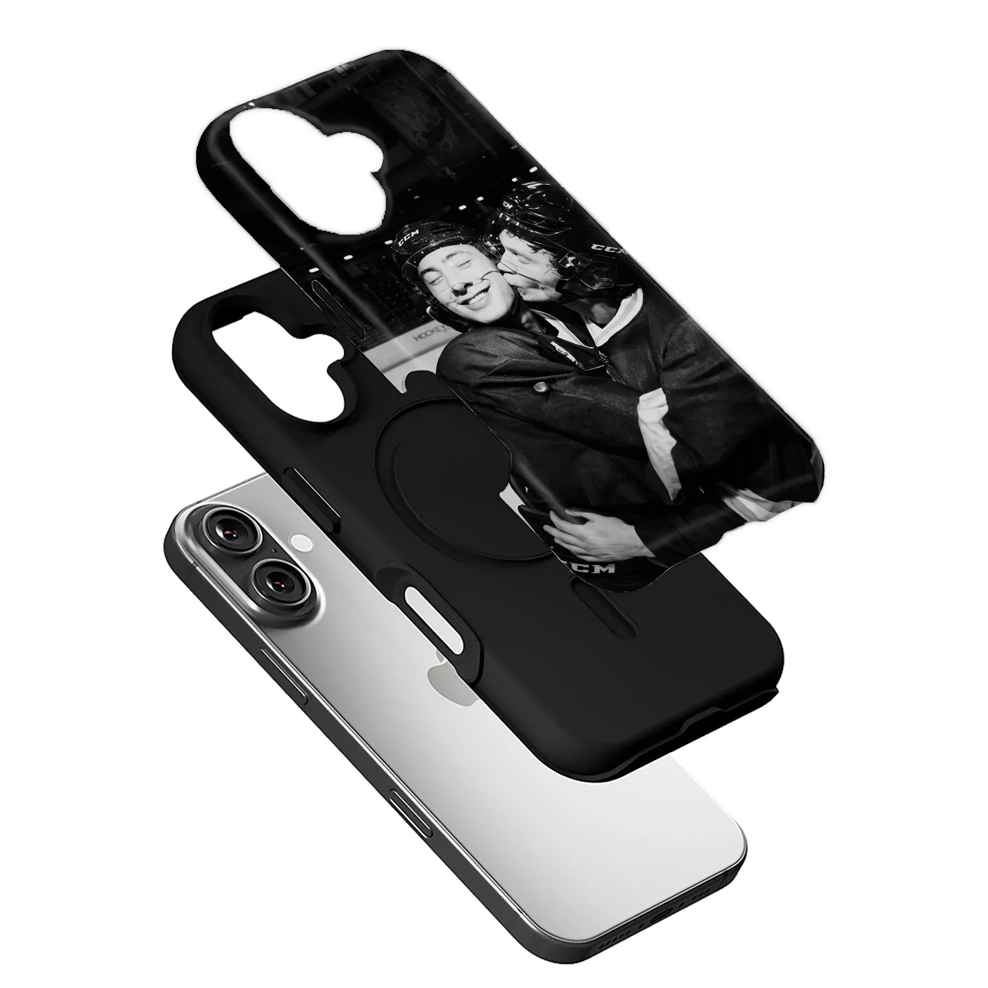 Emotional Hockey Players Phone Case