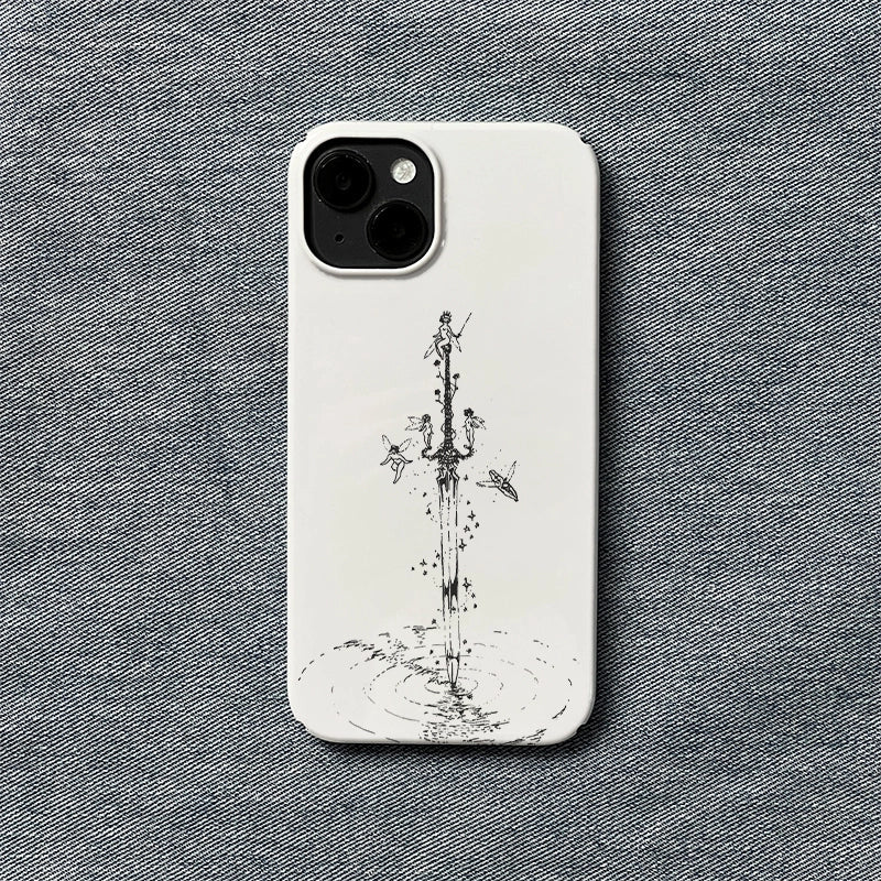 Ethereal Sword Art Phone Case – Detailed Fantasy Design
