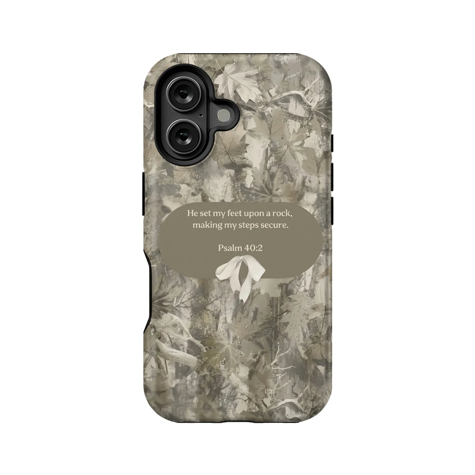 Psalm 40:2 Inspirational Phone Case