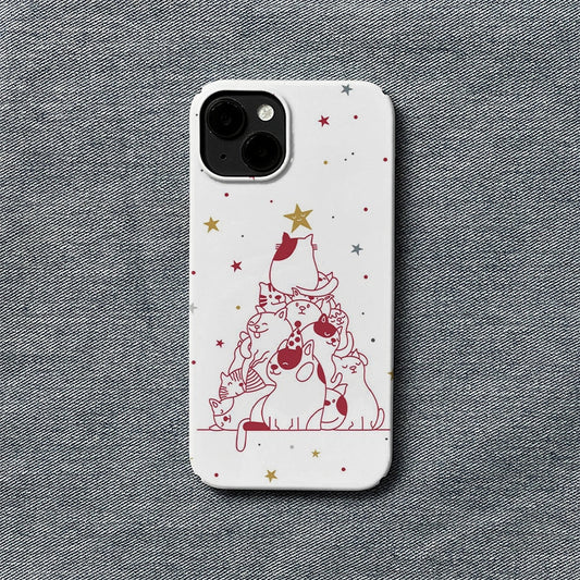 Christmas Cat Tree Phone Case