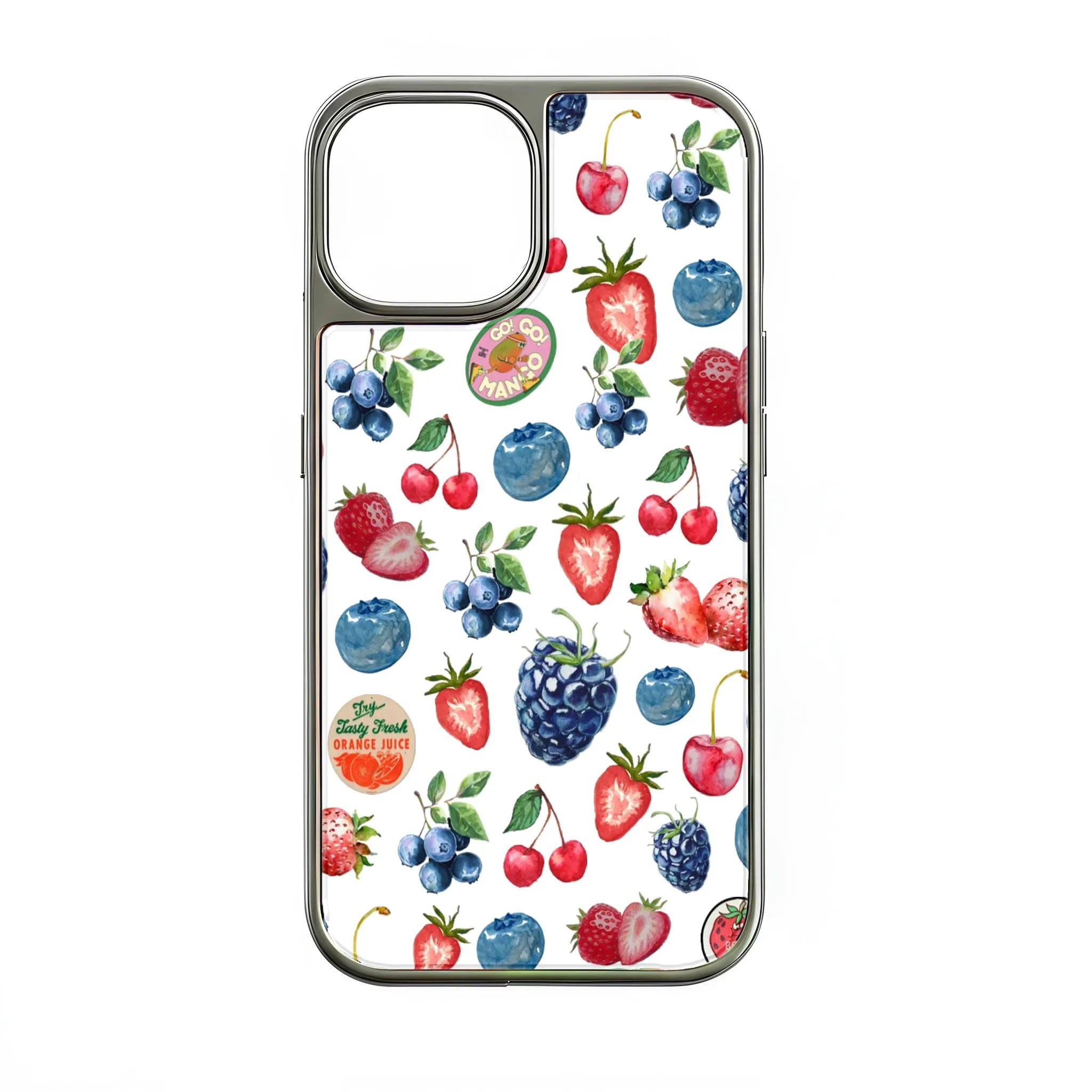 Berry Bliss Phone Case - Colorful Fruit Design & Artistic Illustration