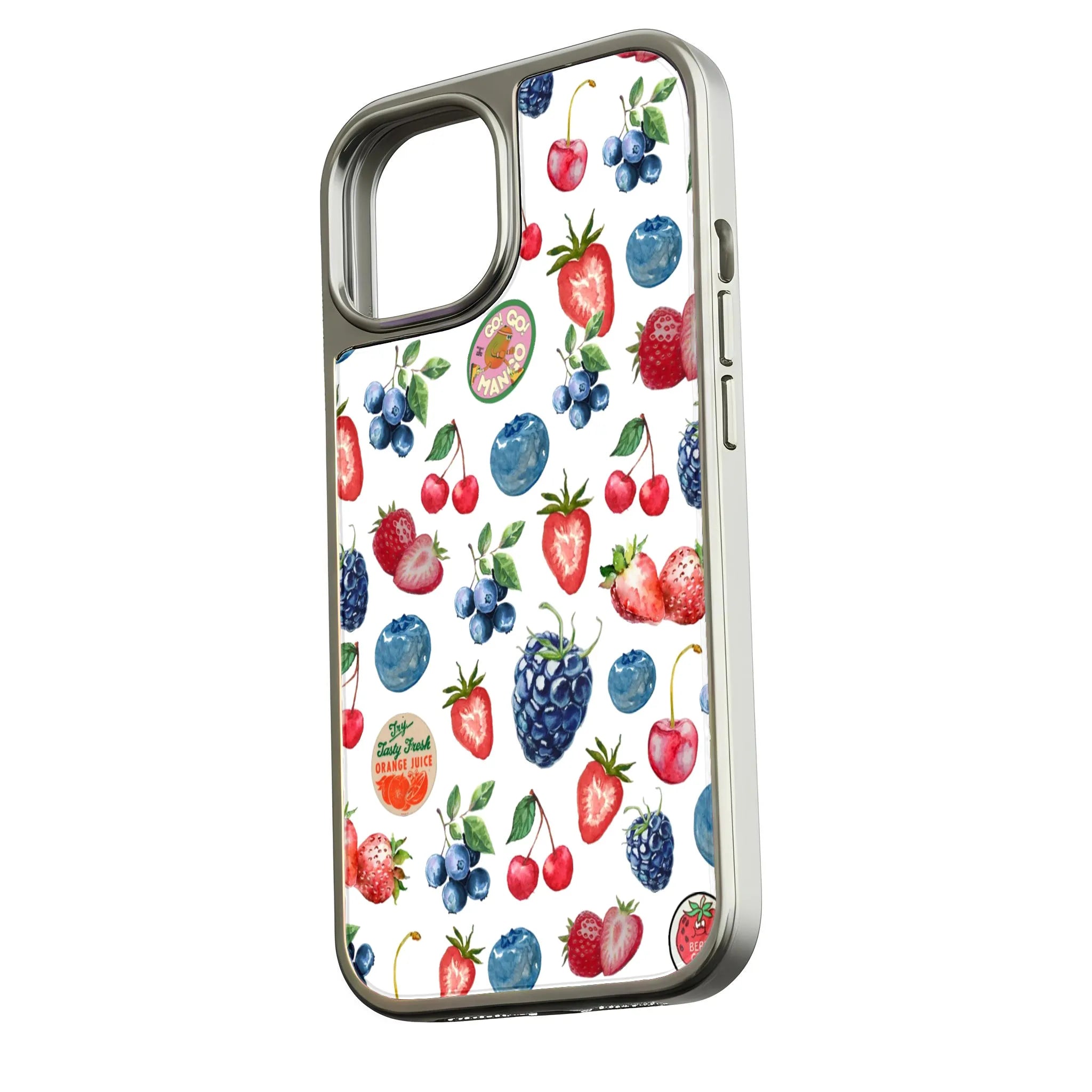 Berry Bliss Phone Case - Colorful Fruit Design & Artistic Illustration