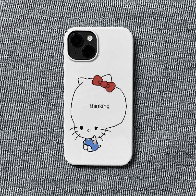 Bewilderment Minimalist IPhone Phone Case