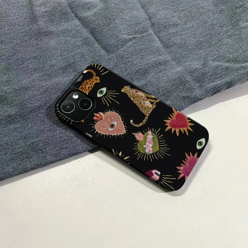보헤미안 와일드 러브 폰 케이스 - 예술적이고 기발한 디자인