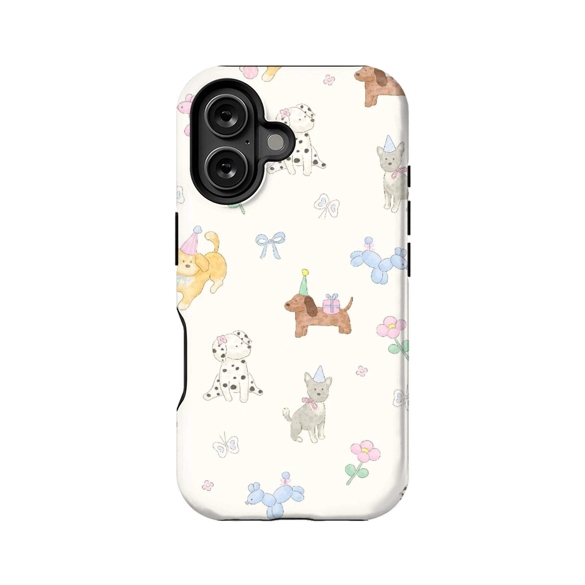 Bonita funda de teléfono con dibujos animados: adorables gatos, osos y diseños dulces.