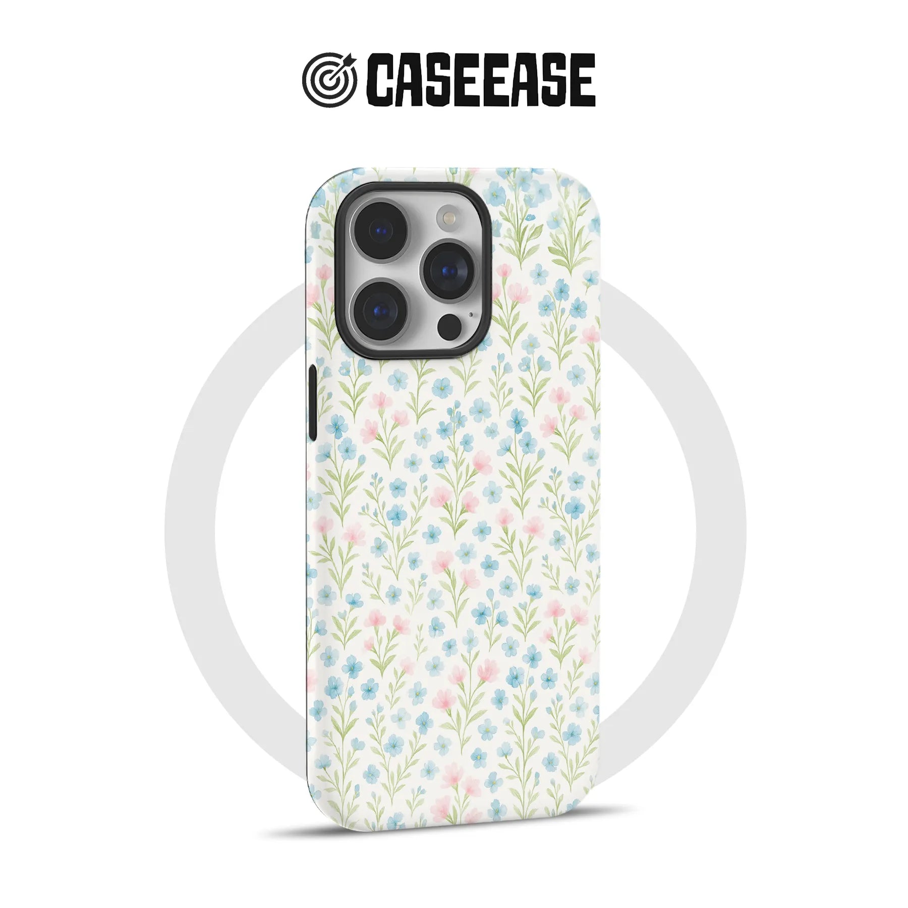 Funda para teléfono con estampado floral