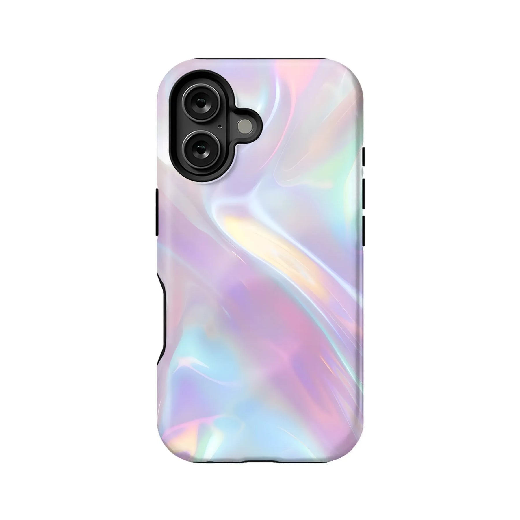 Funda para teléfono con espiral holográfica