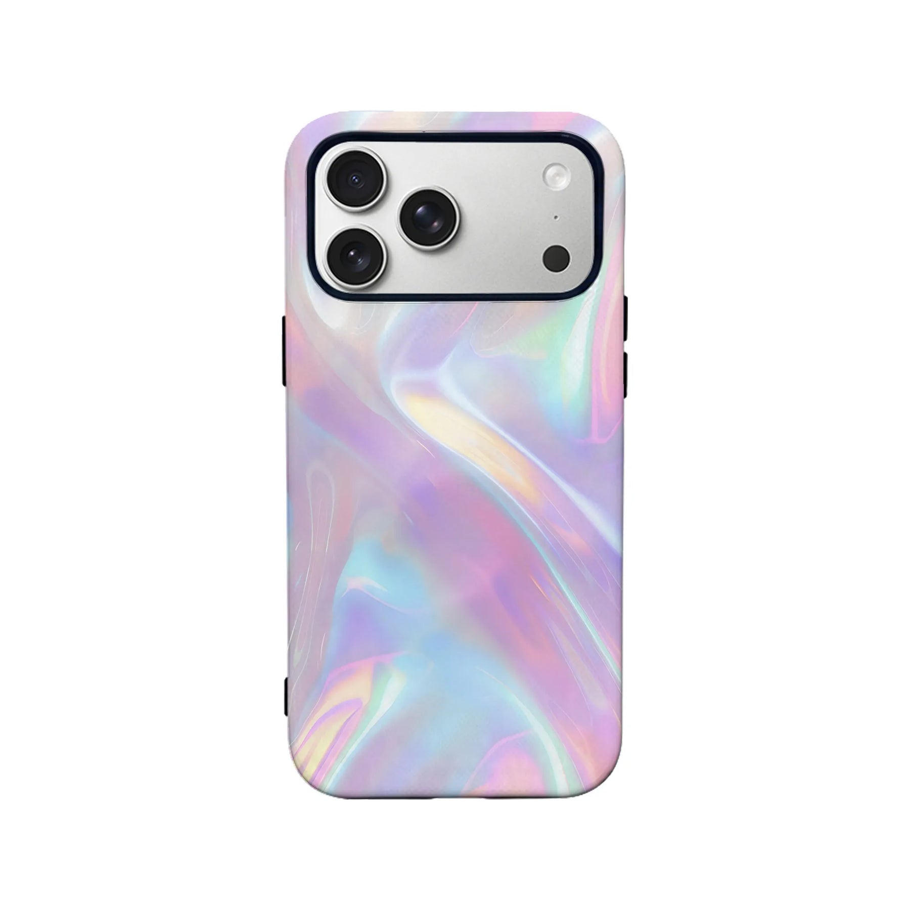 Funda para teléfono con espiral holográfica