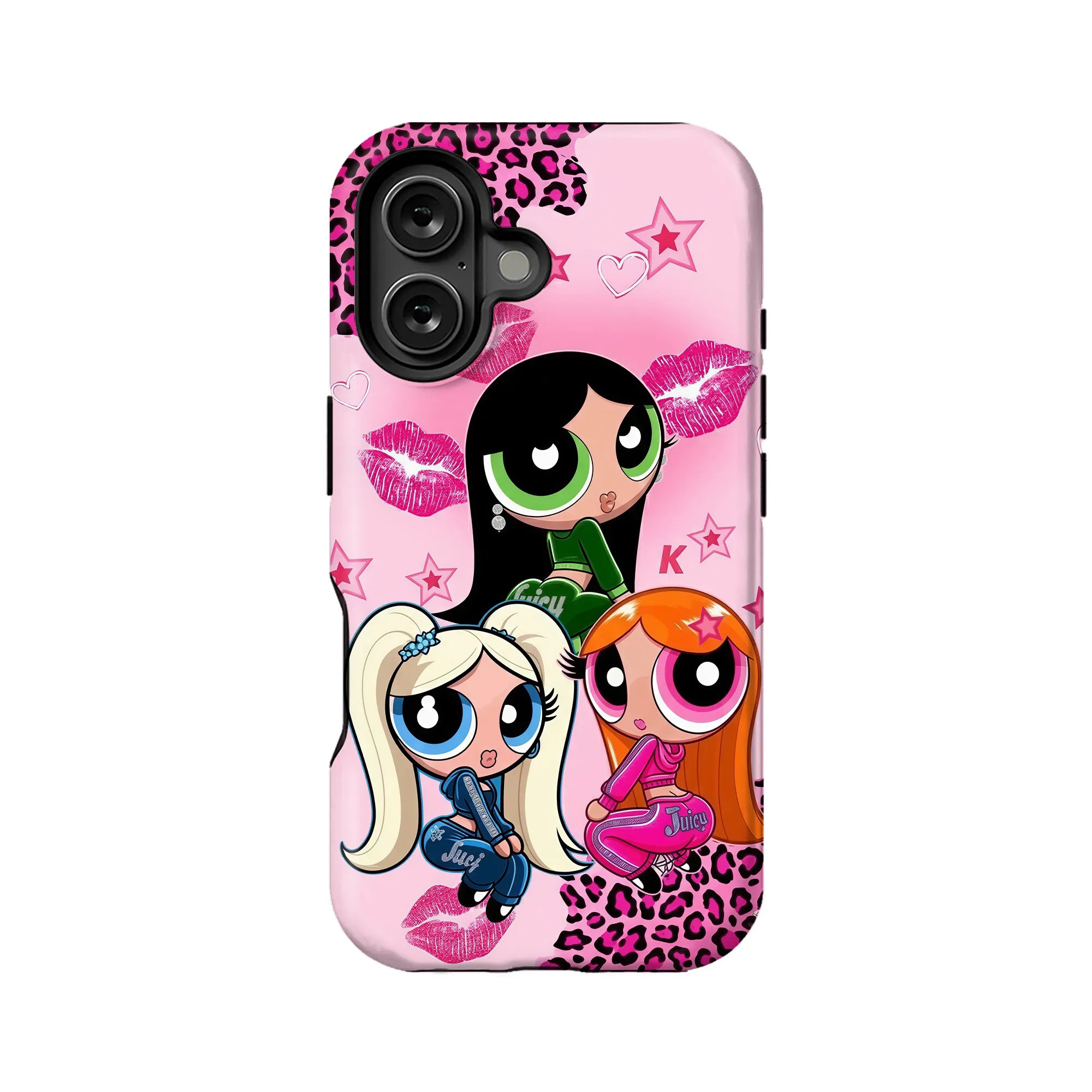 Funda rosa para teléfono de Las Chicas Superpoderosas