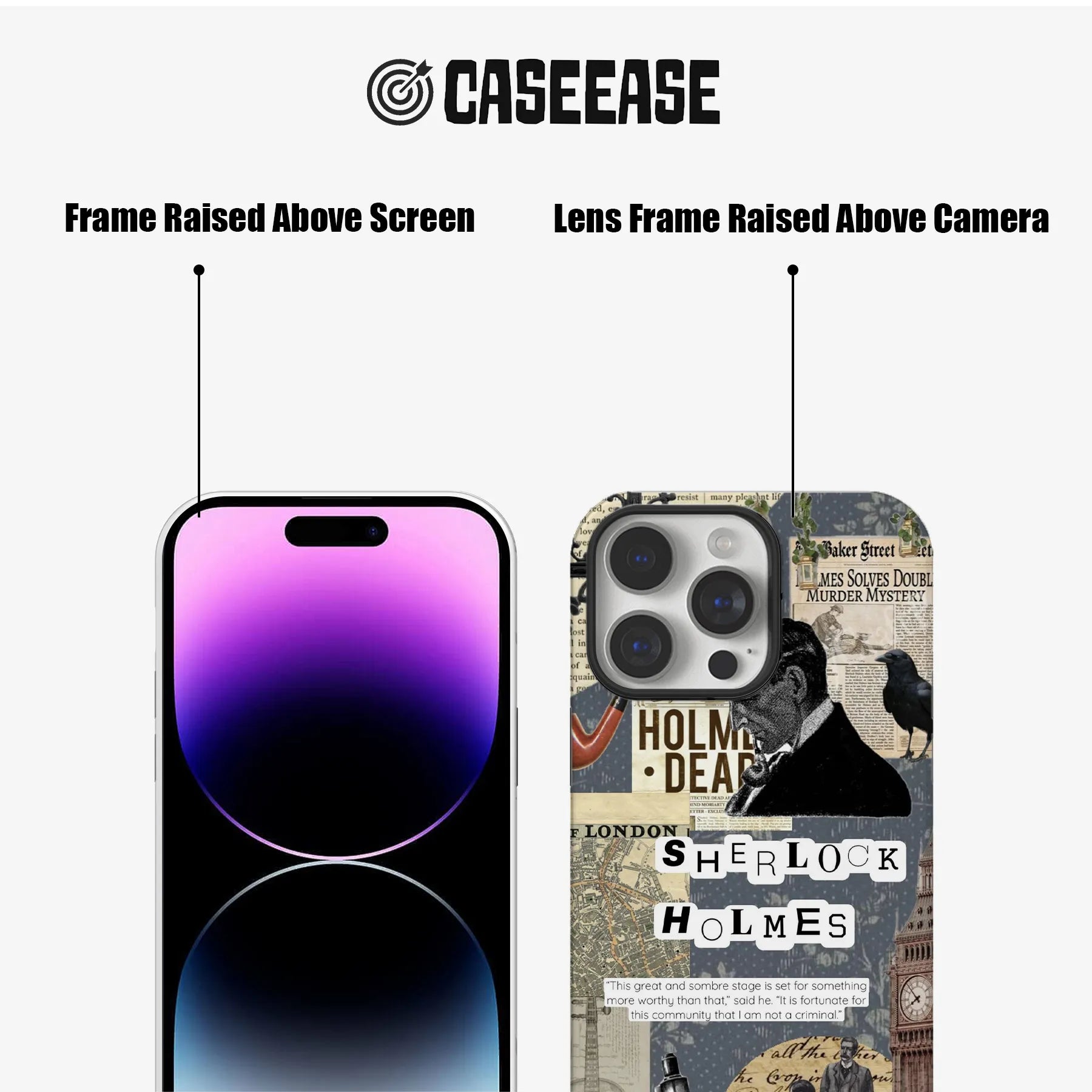 Sherlock Holmes Vintage Phone Case