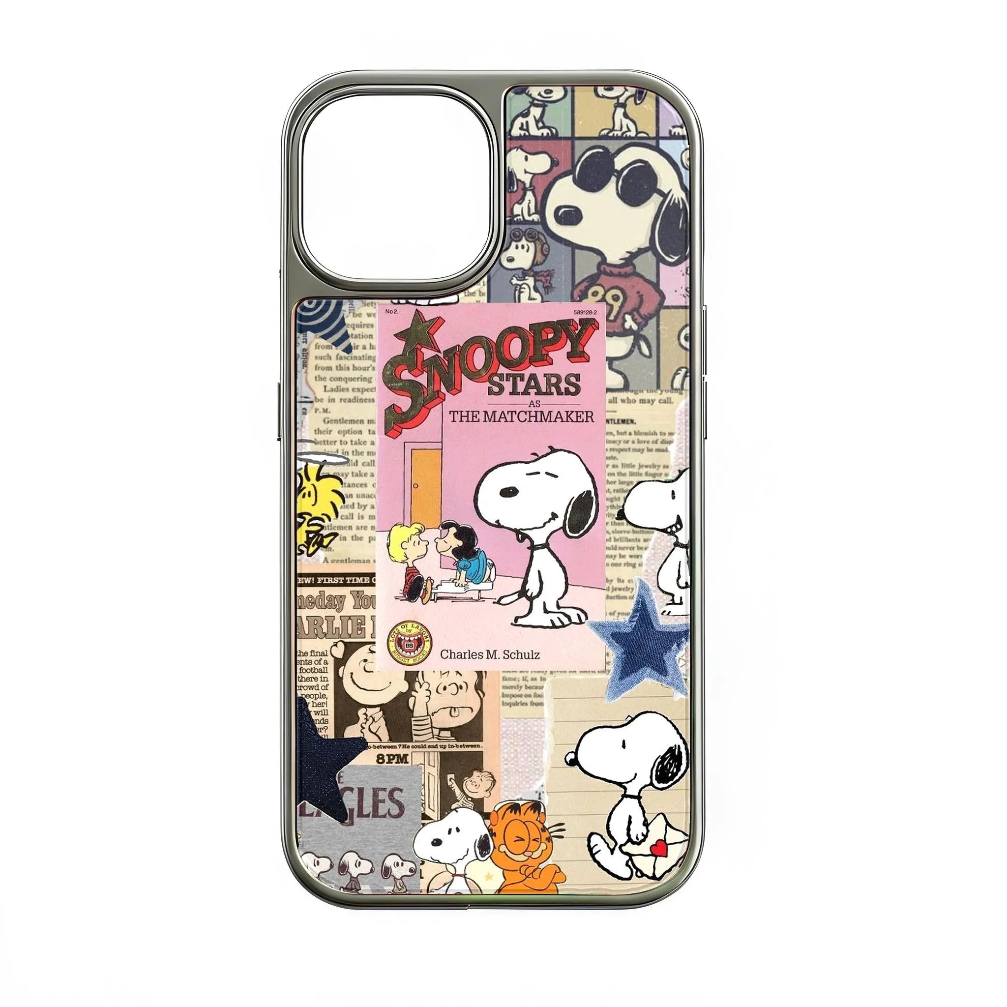 Snoopy Cartoon Collage Phone Case - Fun & Quirky Design