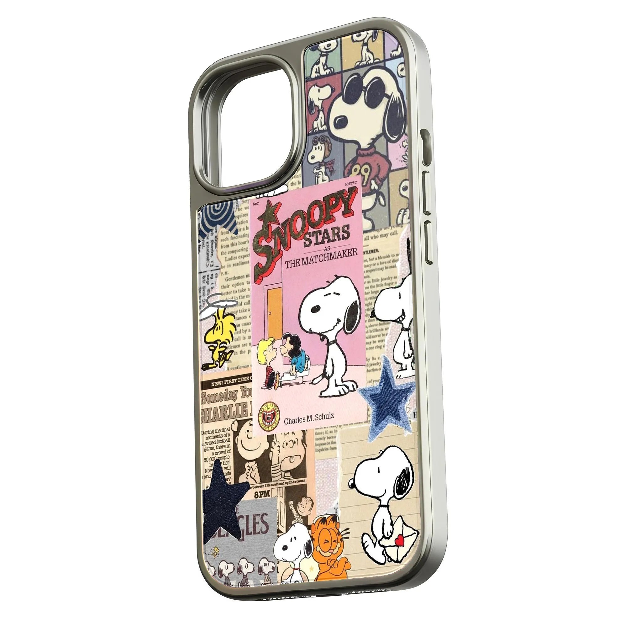 Snoopy Cartoon Collage Phone Case - Fun & Quirky Design