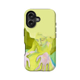 Funda de teléfono minimalista artística con temática de naturaleza