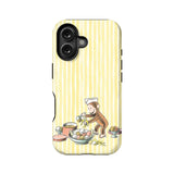 Funda para teléfono de George el curioso chef: diseño de mono adorable