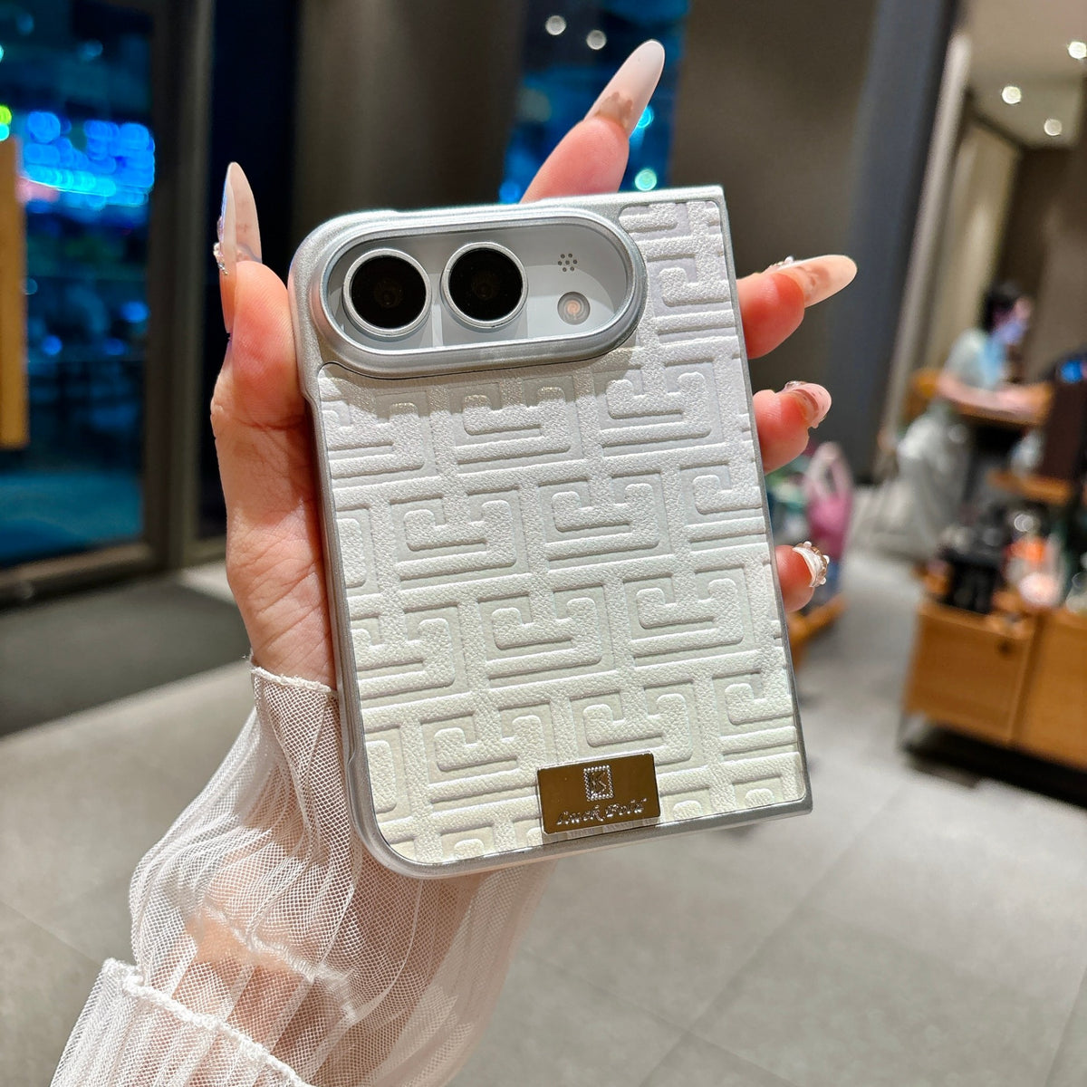 Geometric Texture iPhone Duo Case - Original product photo 2