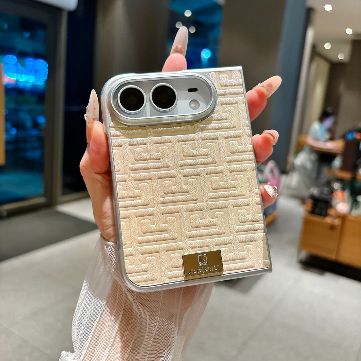 Geometric Texture iPhone Duo Case - Original product photo 3