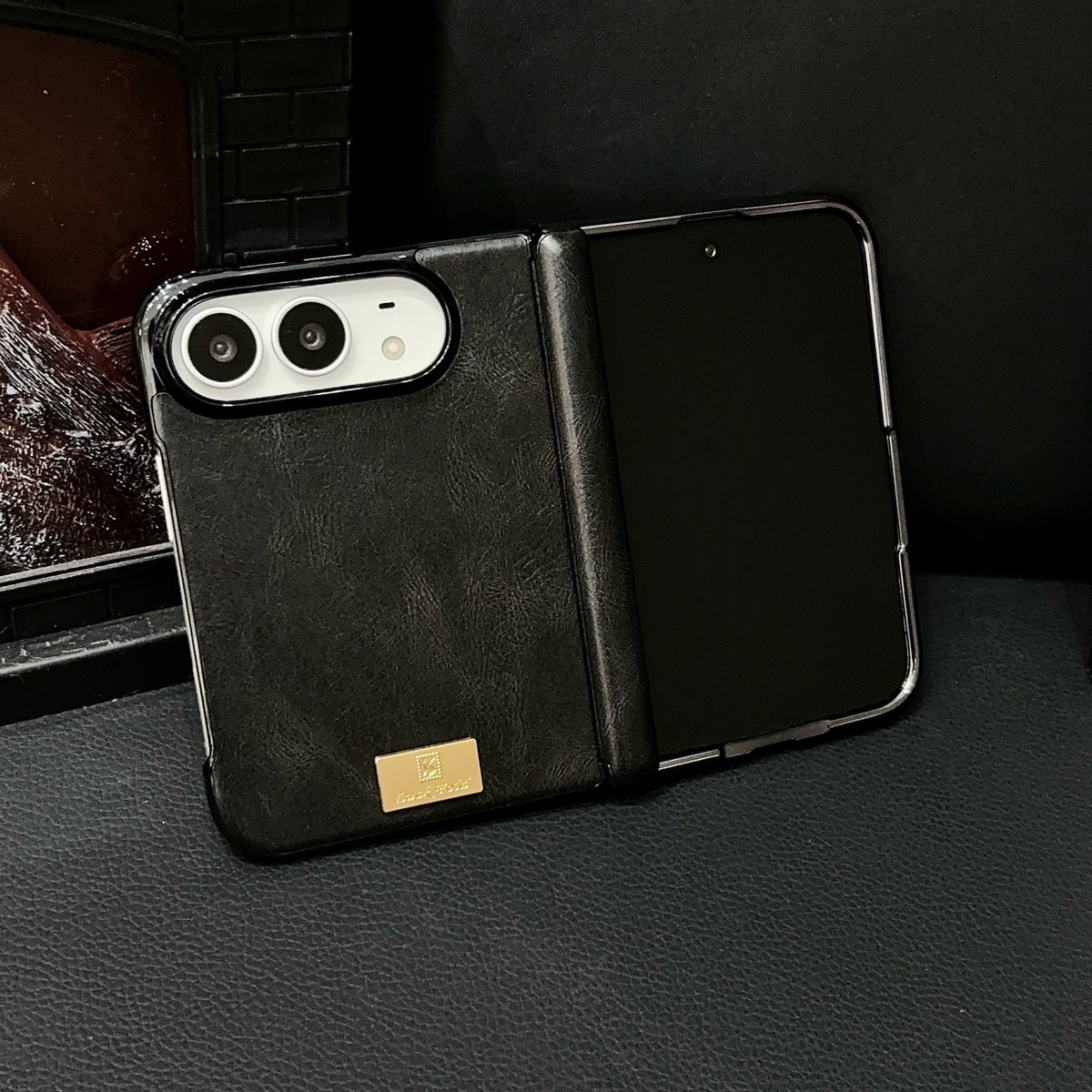 Textured Hinge-Cover iPhone Duo Case - Original product photo 6