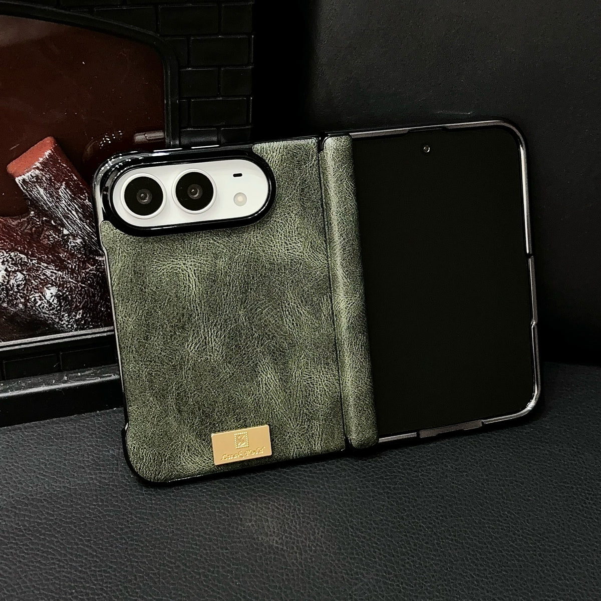 Textured Hinge-Cover iPhone Duo Case - Original product photo 7