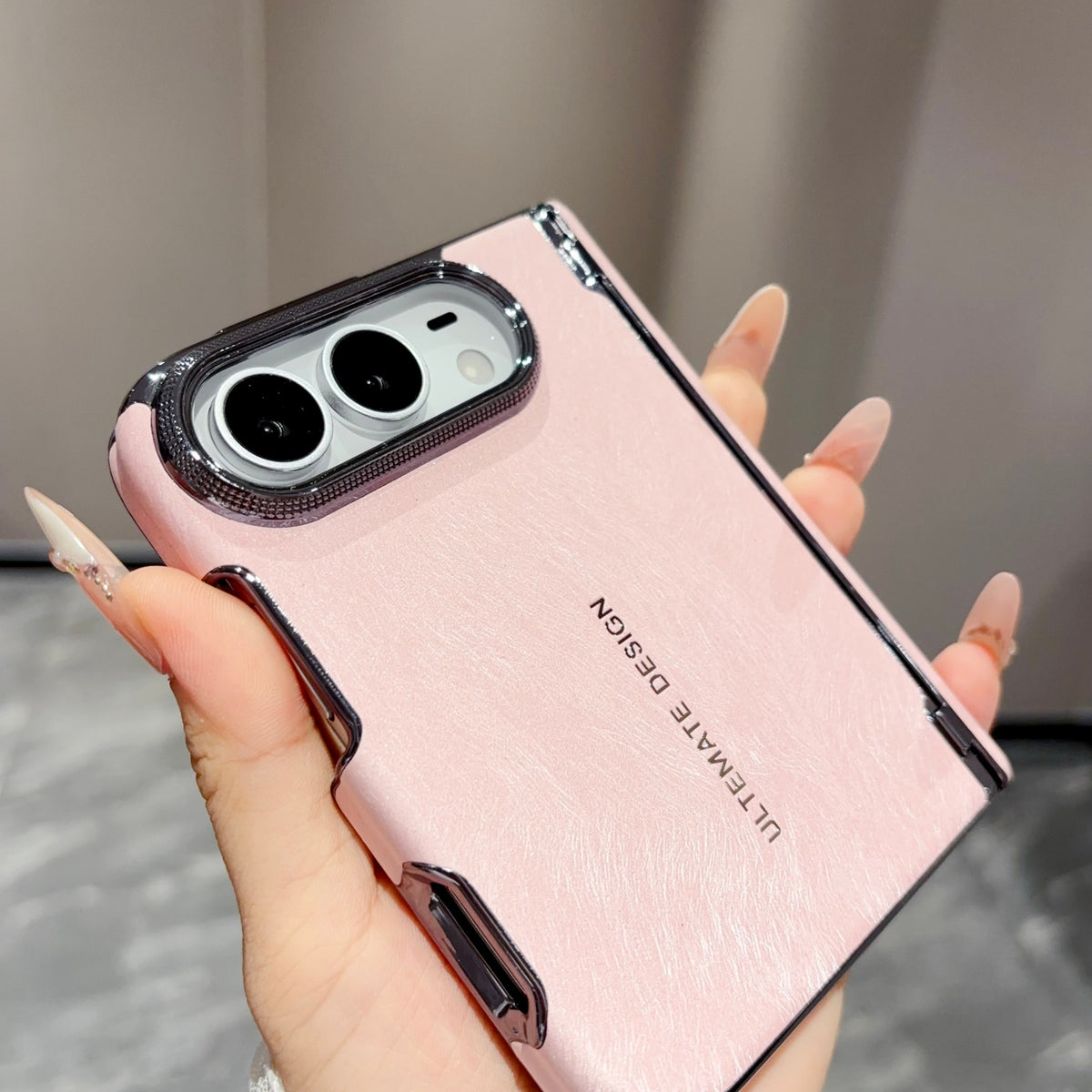 Pearlescent Metal-Edge iPhone Duo Case - Original product photo 2